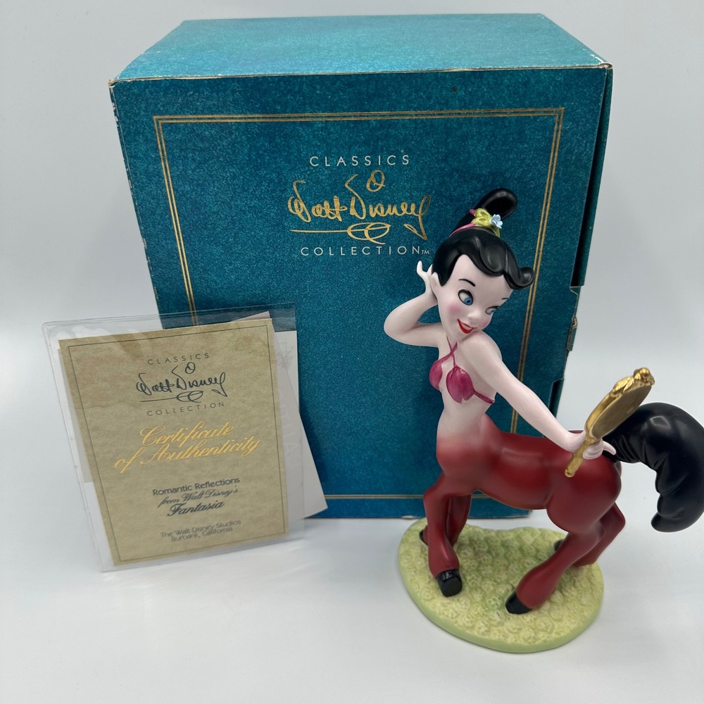 WDCC Disney Fantasia Romantic Reflections Pink Centaurette Figurine Box COA NEW